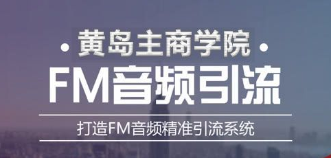 黃島主《FM音頻引流特訓(xùn)營(yíng)1.0》親身操作每天30-50量，轉(zhuǎn)化超級(jí)高